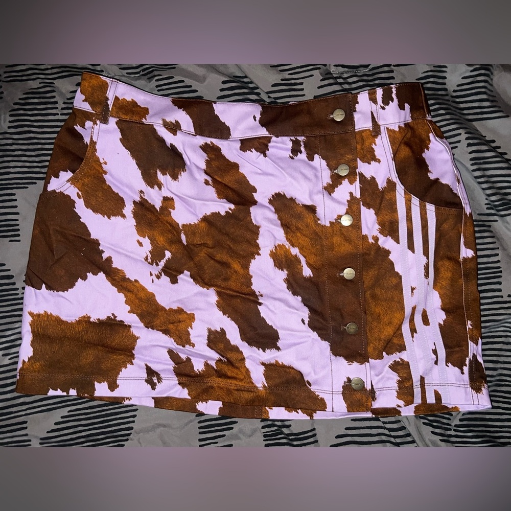 Adidas x Ivy Park by Beyonce Cow Print Skirt Rodeo - Size 2X NWT